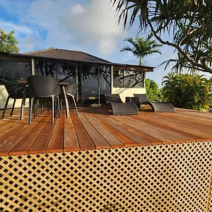 Jolie Maison Vue Ocean Et Moorea , Punaauia (Tahiti) French Polynesia